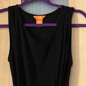 VERY LAST CHANCE!!!   Black Midi Tulip Wrap Dress by Joe Fresh